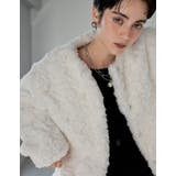 フェイクファーパールモチーフノーカラーコート | Re:EDIT | 詳細画像14