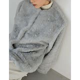 フェイクファーパールモチーフノーカラーコート | Re:EDIT | 詳細画像17