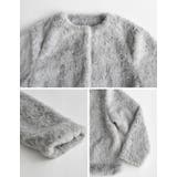 フェイクファーパールモチーフノーカラーコート | Re:EDIT | 詳細画像24