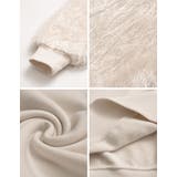 ラメフェザースリーブ裏毛ショート丈プルオーバー | Re:EDIT | 詳細画像23