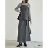 2WAY微起毛ツイルペプラムビスチェ | Re:EDIT | 詳細画像23 