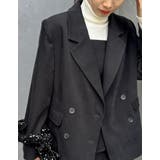 微起毛ツイルダブルテーラードジャケット | Re:EDIT | 詳細画像11