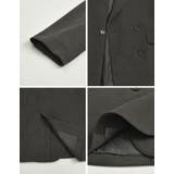 微起毛ツイルダブルテーラードジャケット | Re:EDIT | 詳細画像22