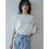 ホワイト×シルバー(002) | TRUEメタリックロゴプリントTシャツ | Re:EDIT