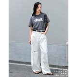 TRUEメタリックロゴプリントTシャツ | Re:EDIT | 詳細画像13