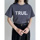 TRUEメタリックロゴプリントTシャツ | Re:EDIT | 詳細画像14