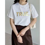 TRUEメタリックロゴプリントTシャツ | Re:EDIT | 詳細画像16