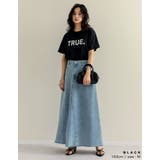 TRUEメタリックロゴプリントTシャツ | Re:EDIT | 詳細画像21