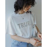 TRUEメタリックロゴプリントTシャツ | Re:EDIT | 詳細画像28