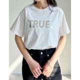 TRUEメタリックロゴプリントTシャツ | Re:EDIT | 詳細画像31