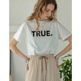 TRUEメタリックロゴプリントTシャツ | Re:EDIT | 詳細画像33