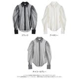 チュールボリュームスリーブシアーシャツ | Re:EDIT | 詳細画像18