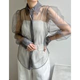 チュールボリュームスリーブシアーシャツ | Re:EDIT | 詳細画像22