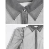 チュールボリュームスリーブシアーシャツ | Re:EDIT | 詳細画像23