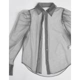 チュールボリュームスリーブシアーシャツ | Re:EDIT | 詳細画像25