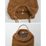 [2点セット]ミニポーチ付テディボアチェーンストラップバッグ | Re:EDIT | 詳細画像11 