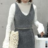 ラメフェザーニットビスチェ | Re:EDIT | 詳細画像1