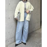 ラメ配色ノーカラーニットコート | Re:EDIT | 詳細画像15