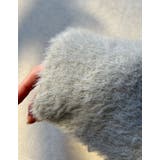 ラメ配色ノーカラーニットコート | Re:EDIT | 詳細画像26