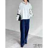 選べる裏起毛オーバーサイズハーフジップスウェット | Re:EDIT | 詳細画像15