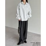 選べる裏起毛オーバーサイズハーフジップスウェット | Re:EDIT | 詳細画像16