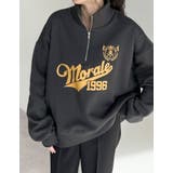 選べる裏起毛オーバーサイズハーフジップスウェット | Re:EDIT | 詳細画像4