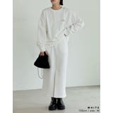 [低身長サイズ有]裏起毛フロントスリットナロースカート | Re:EDIT | 詳細画像14 