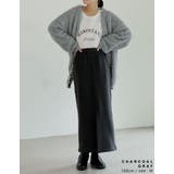 [低身長サイズ有]裏起毛フロントスリットナロースカート | Re:EDIT | 詳細画像17 