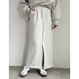 [低身長サイズ有]裏起毛フロントスリットナロースカート | Re:EDIT | 詳細画像28 