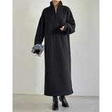 [低身長サイズ有]裏起毛ハーフジップワンピース | Re:EDIT | 詳細画像11 