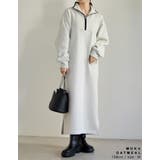 [低身長サイズ有]裏起毛ハーフジップワンピース | Re:EDIT | 詳細画像16 