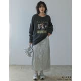 [低身長サイズ有]メタリックフェイクレザー×オーガンジータイトスカート | Re:EDIT | 詳細画像8 