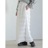 [低身長サイズ有]フリルジャガードカットソーナロースカート | Re:EDIT | 詳細画像11 