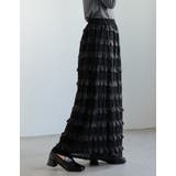 [低身長サイズ有]フリルジャガードカットソーナロースカート | Re:EDIT | 詳細画像12 