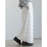 [低身長サイズ有]フリルジャガードカットソーナロースカート | Re:EDIT | 詳細画像9 