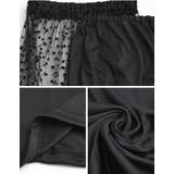 [低身長/高身長サイズ有]ハートフロッキーチュールフレアスカート | Re:EDIT | 詳細画像13 