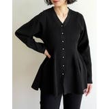 スポンジニットペプラムカーディガン | Re:EDIT | 詳細画像11