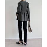 スポンジニットペプラムカーディガン | Re:EDIT | 詳細画像17