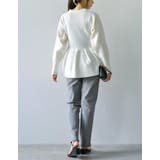 スポンジニットペプラムカーディガン | Re:EDIT | 詳細画像33