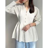 スポンジニットペプラムカーディガン | Re:EDIT | 詳細画像34