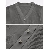 スポンジニットペプラムカーディガン | Re:EDIT | 詳細画像36