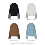 [2024SS PRE ORDER]プチハイネックラメスリーブシアートップス | Re:EDIT | 詳細画像17 