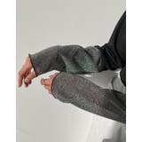 [2024SS PRE ORDER]プチハイネックラメスリーブシアートップス | Re:EDIT | 詳細画像21 