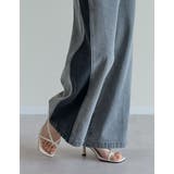 [大きいサイズ有]細ストラップスクエアトゥトングサンダル | Re:EDIT | 詳細画像12 