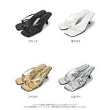 [大きいサイズ有]細ストラップスクエアトゥトングサンダル | Re:EDIT | 詳細画像18 