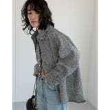 ツイードフリンジステンカラージャケット | Re:EDIT | 詳細画像15 