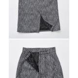 [低身長サイズ有]ツイードナロースカート | Re:EDIT | 詳細画像35 