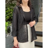 ブラック(001) | シアーワッシャーシャツ | Re:EDIT