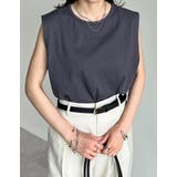 [二の腕すっきり]コットンフレンチスリーブチュニックTシャツ | Re:EDIT | 詳細画像8 