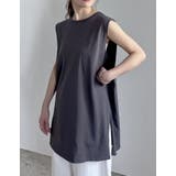 [二の腕すっきり]コットンフレンチスリーブチュニックTシャツ | Re:EDIT | 詳細画像29 